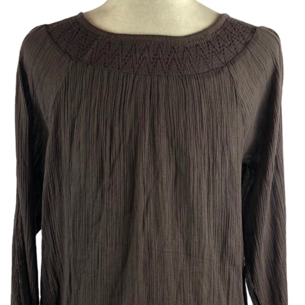 Nine West Vintage America Jeans Embroidered Top - Picture 7 of 9